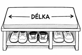 Měření polstru délka